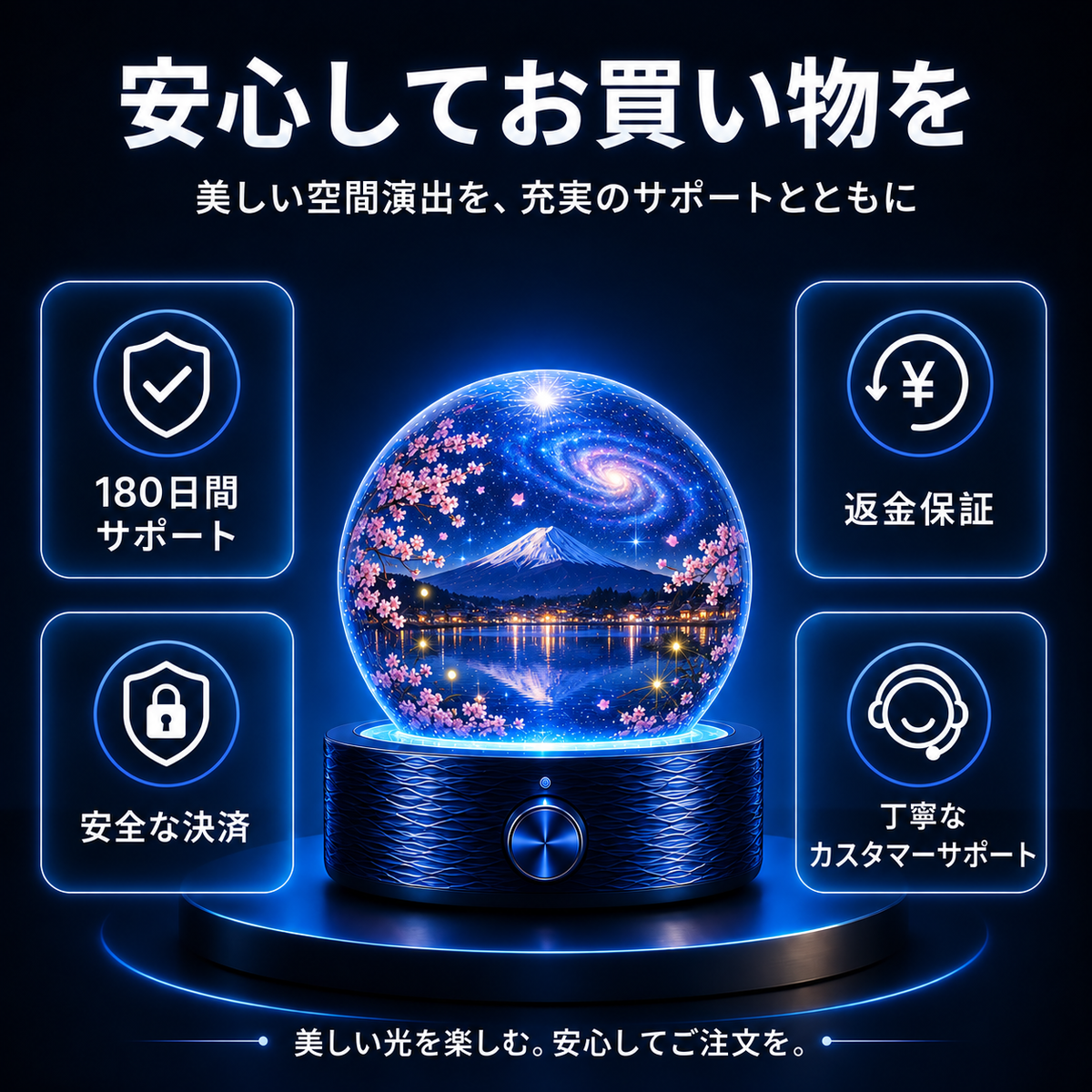 BILLHOL® ⏰2026 PRO MAX 5Dスマート・ワールド・プロジェクター 🌎 Bluetooth操作と効果音で、100種類以上の没入型世界を創り出そう
