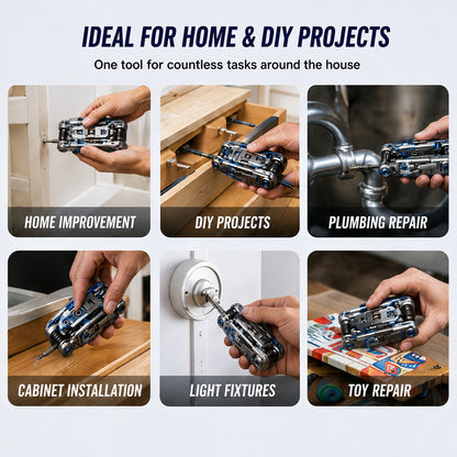 𝐁i𝐥𝐥𝐡𝐨𝐥® 🗜| One Tool Replaces 16! 🔧 16-in-1 Foldable Multi-Tool Screwdriver & Wrench Set – Compact Repair Kit for Home & DIY