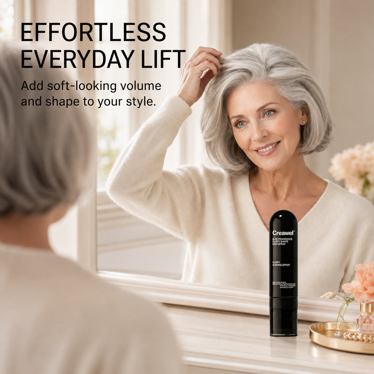 ✅🔥LIMITED-TIME 50% OFF! ⏰ Creawel® Peach-Scented Volumizing & Setting Spray – Lightweight, Bouncy Hair & Long-Lasting Hold ✨