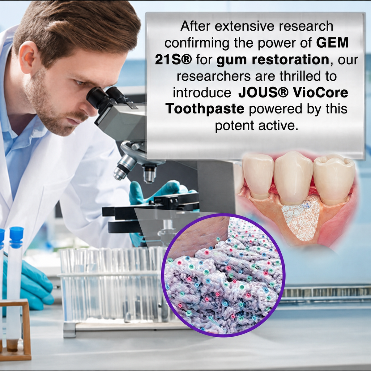 🦷JOUS® VioCore ✨ Bee Venom Gingivitis & Periodontitis Treatment Toothpaste