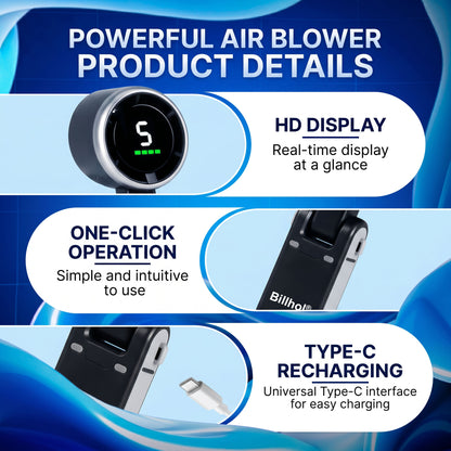 Billhol® Pocket Turbo Fan — Powerful Cooling Wherever You Go❄️