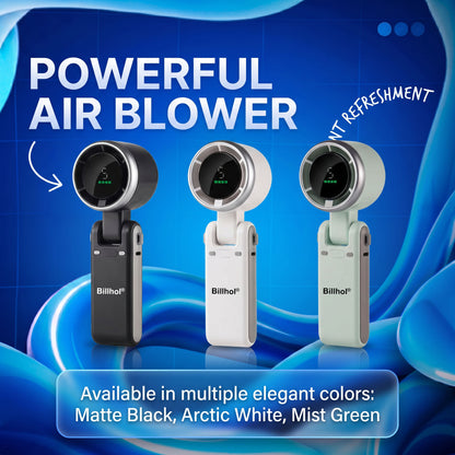 Billhol® Pocket Turbo Fan — Powerful Cooling Wherever You Go❄️