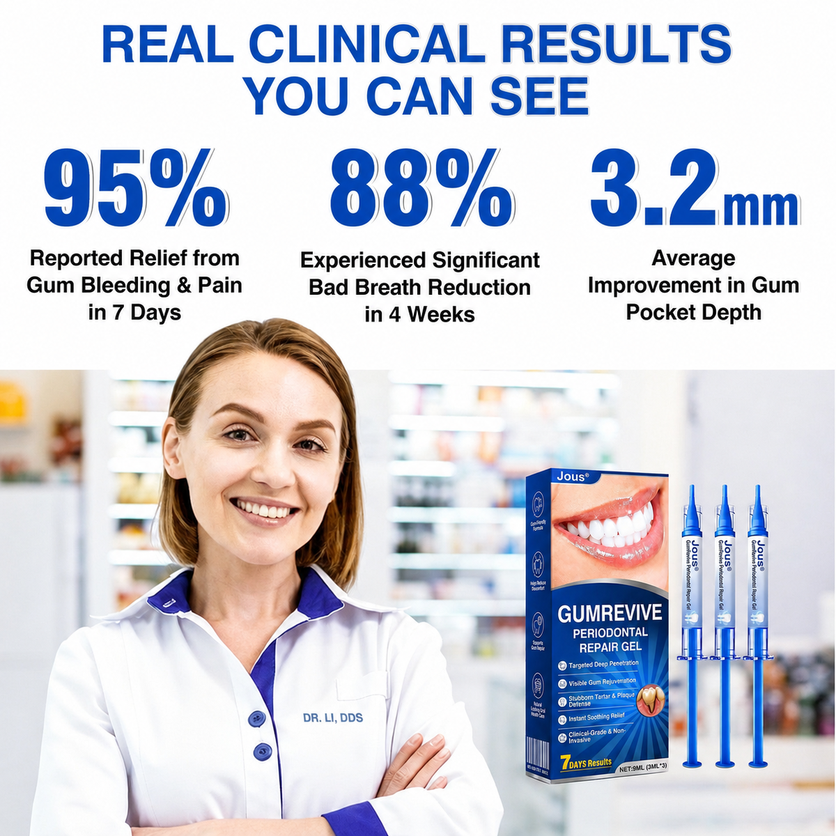 🏅🦷🛡️Jous® GumRevive Periodontal Repair Gel 🦠