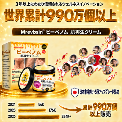 🔥 公式ブランドショップ丨Mrevbsin® ビーヴェノム プロ トータルクリーム—あらゆる肌タイプの引き締めケア